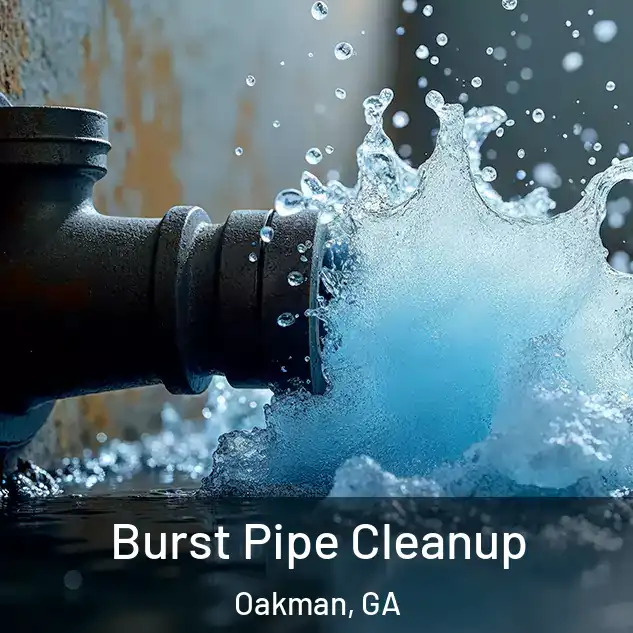  Burst Pipe Cleanup Oakman, GA