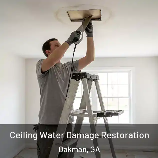  Ceiling Water Damage Restoration Oakman, GA