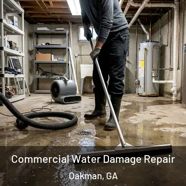  Commercial Water Damage Repair Oakman, GA
