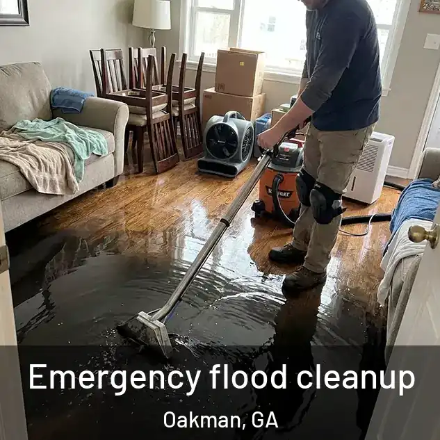  Emergency flood cleanup Oakman, GA
