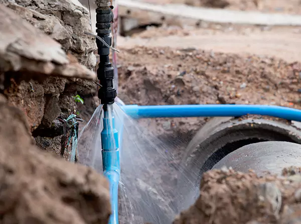 Burst Pipe Cleanup in Oakman