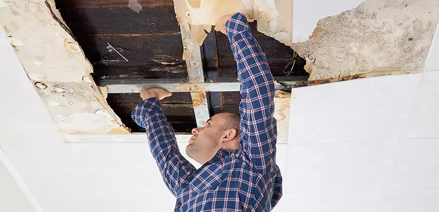 Attic Wood Rot Repair in Oakman