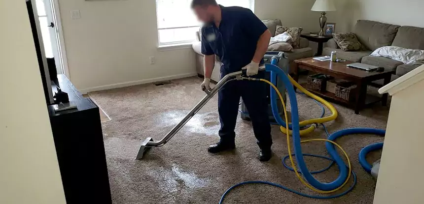 Flooded Basement Carpet Cleanup Oakman