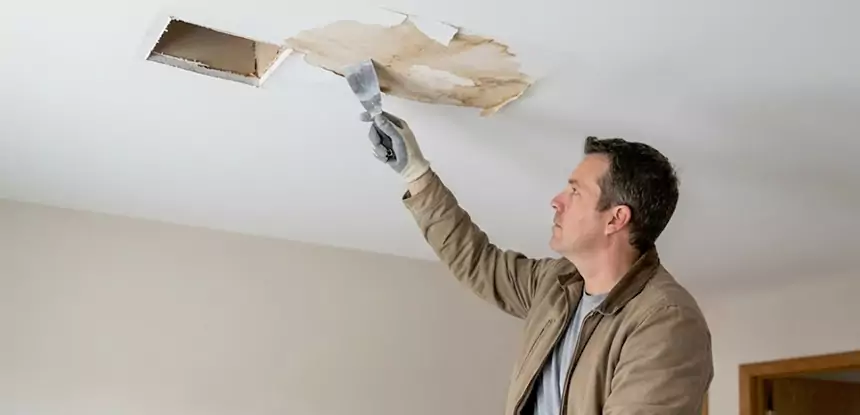 Dry Ceiling After Water Leak in Oakman