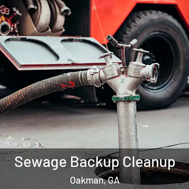  Sewage Backup Cleanup Oakman, GA
