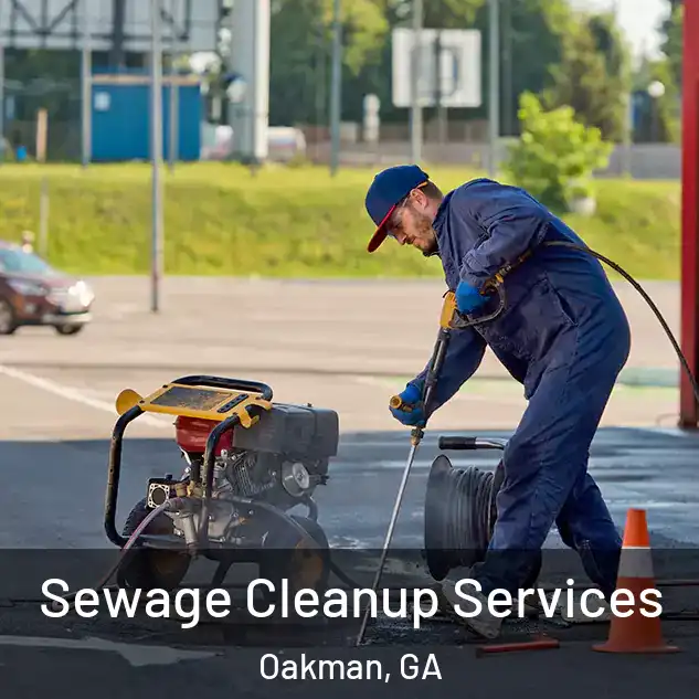  Sewage Cleanup Services Oakman, GA