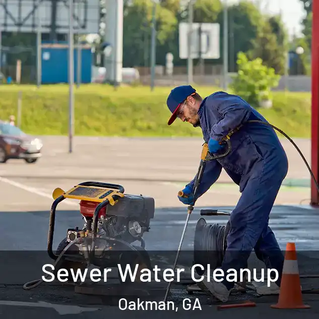  Sewer Water Cleanup Oakman, GA